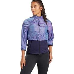 Women's Reebok Iridescent Purple Windbreaker Packable Jacket